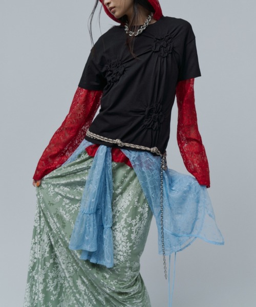 ロング スカート Sheer opal skirt / シアーオパールスカート