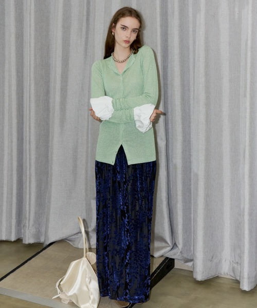Sheer opal skirt / シアーオパールスカート ロング スカート Sheer opal skirt / シアーオパールスカート