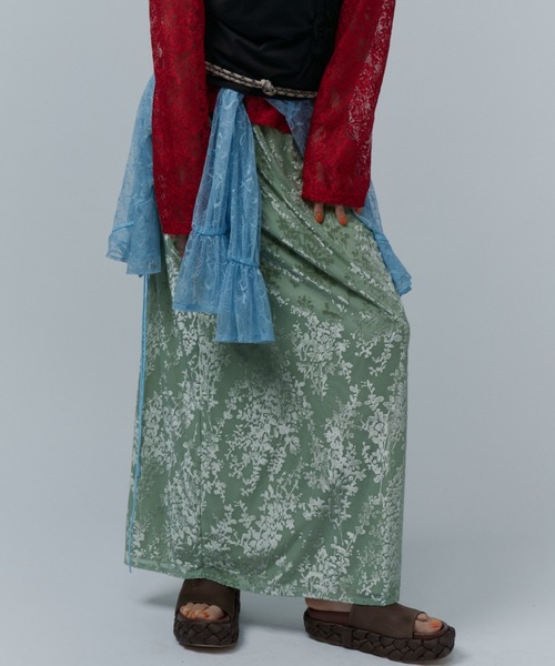 ロング スカート Sheer opal skirt / シアーオパールスカート