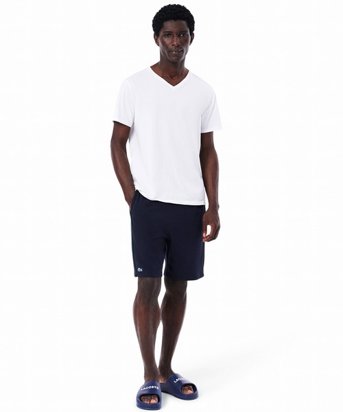 LACOSTE（ラコステ） 半袖Tシャツ L ブラック メンズ : ZOZOTOWN Yahoo