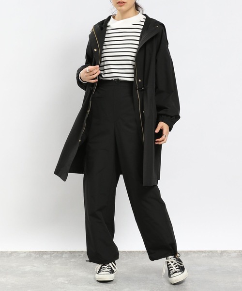 「GLOBAL WORK Smile Seed Store」 コート LARGE ブラック レディース_画像3
