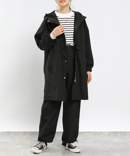 「GLOBAL WORK Smile Seed Store」 コート LARGE ブラック レディース_画像5