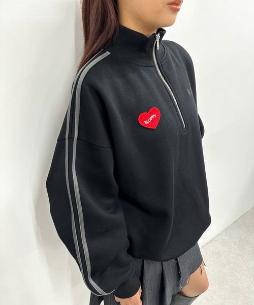 「WHO'S WHO gallery」 「sloppy」スウェットカットソー FREE ネイビー レディース_画像4