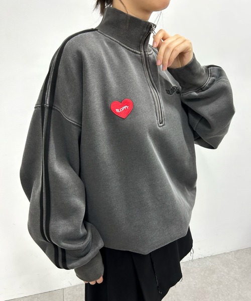 「WHO'S WHO gallery」 「sloppy」スウェットカットソー FREE ネイビー レディース_画像7