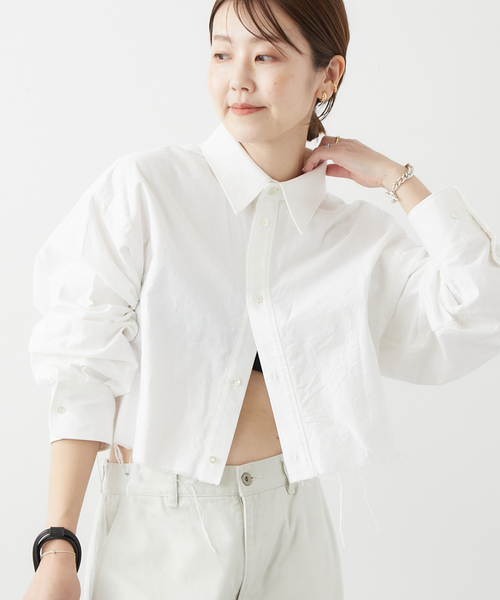 「JANE SMITH / JOHN SMITH」 長袖シャツ FREE ホワイト レディース_画像7