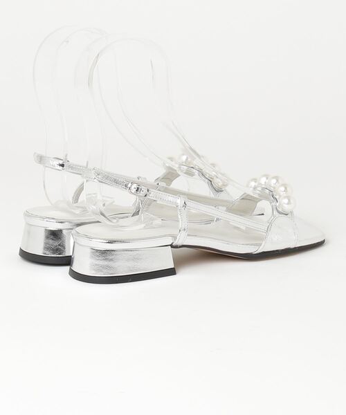 「ODETTE E ODILE」 フラットサンダル 22cm ブラック レディース_画像2