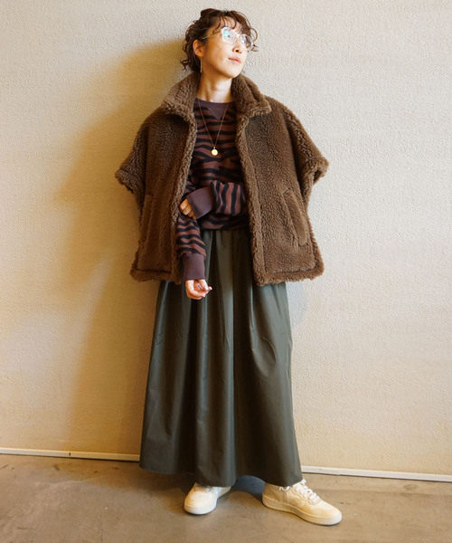 「JOURNAL STANDARD LUXE」 長袖カットソー FREE ブラウン レディース_画像6