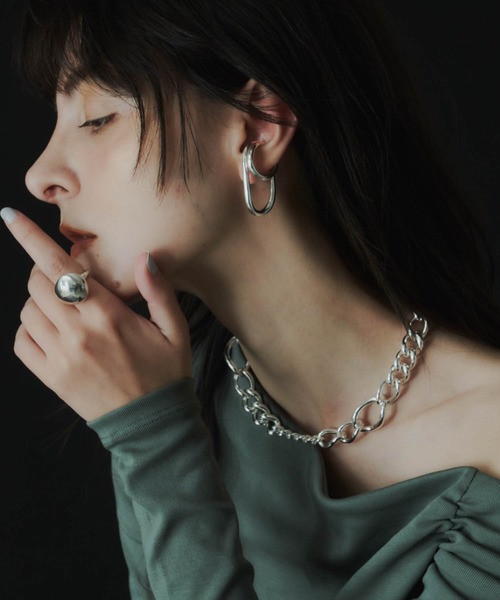 「loni」 チョーカー FREE シルバー レディース_画像2