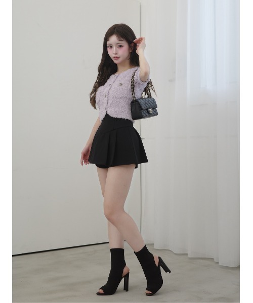 Darich ダーリッチ 美シルエットショートパンツ GRY グレー FREE