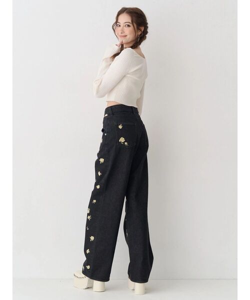 ニットセットアップ♡デュラス、リエンダ、エゴイスト、エモダ、ムルーア、エヴリス EMODA（エモダ）の「スキッパーワイドニット（ニット/セーター）」 - WEAR