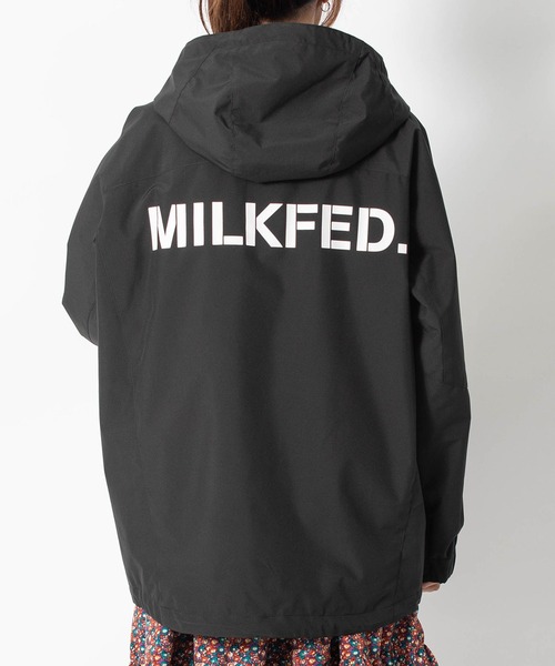 「MILKFED.」 マウンテンパーカー S ブラック レディースの画像
