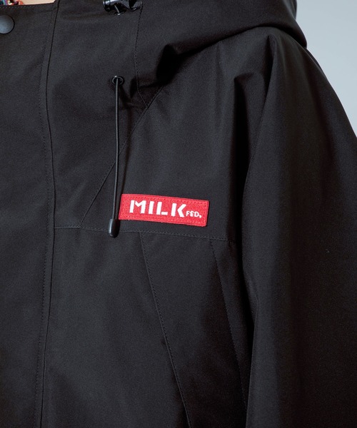 「MILKFED.」 マウンテンパーカー S ブラック レディースの画像