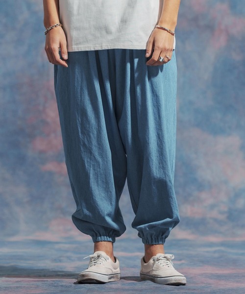 「Jih Nunc」 イージーパンツ S ブルー メンズ_画像2