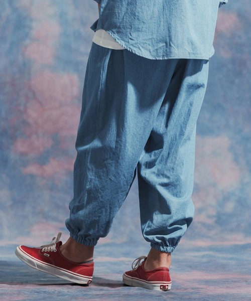 「Jih Nunc」 イージーパンツ S ブルー メンズ_画像4