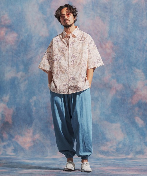 「Jih Nunc」 イージーパンツ S ブルー メンズ_画像8