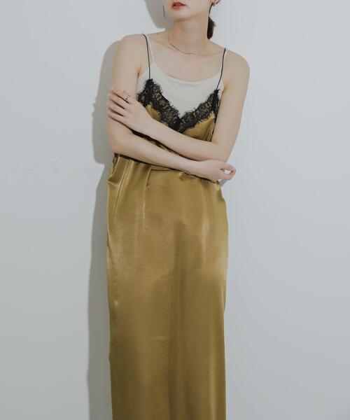 「SENSE OF PLACE by URBAN RESEARCH」 キャミソールワンピース ONE ネイビー レディース_画像2