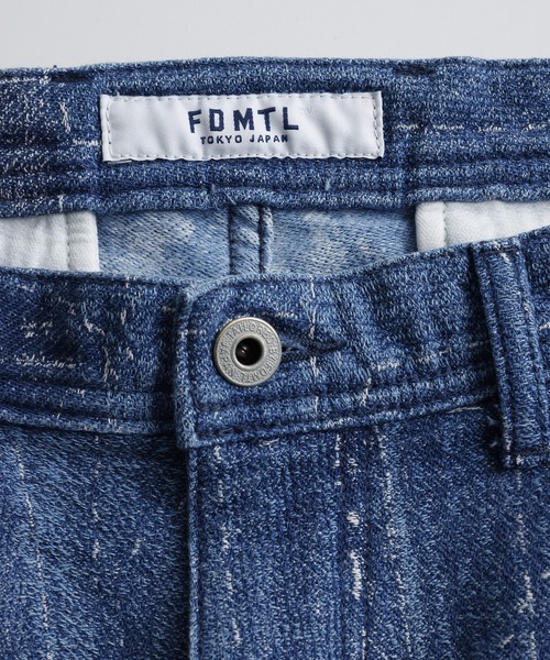 ワイドパンツ ジーンズ FDMTL/ファンダメンタル/BORO JACQUARD CARGO PANTS 3YR WASH メンズ レディースの画像
