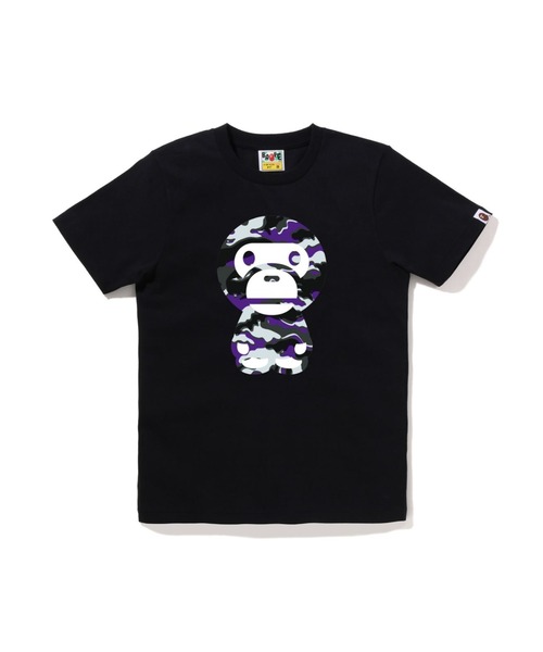 tシャツ GLITCH WOODLAND CAMO BIG BABY MILO TEE レディースの画像