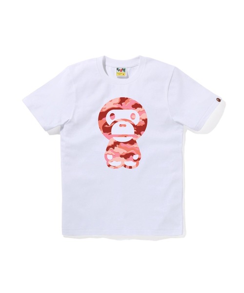 tシャツ GLITCH WOODLAND CAMO BIG BABY MILO TEE レディースの画像