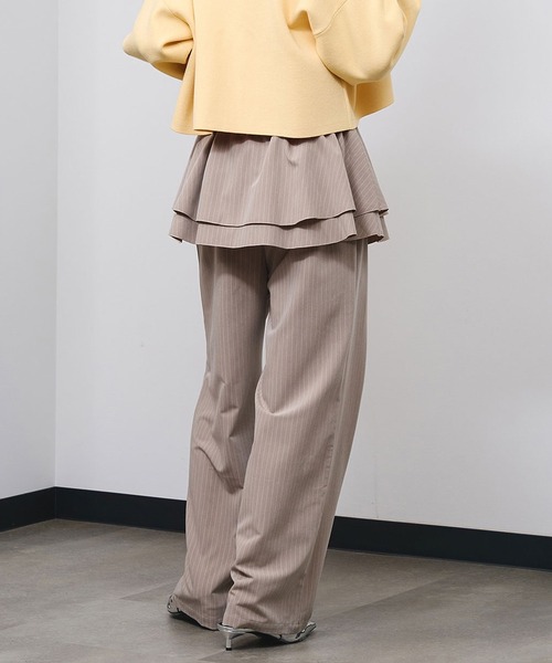 「ROSE BUD」 パンツ ONE SIZE ベージュ レディース_画像4
