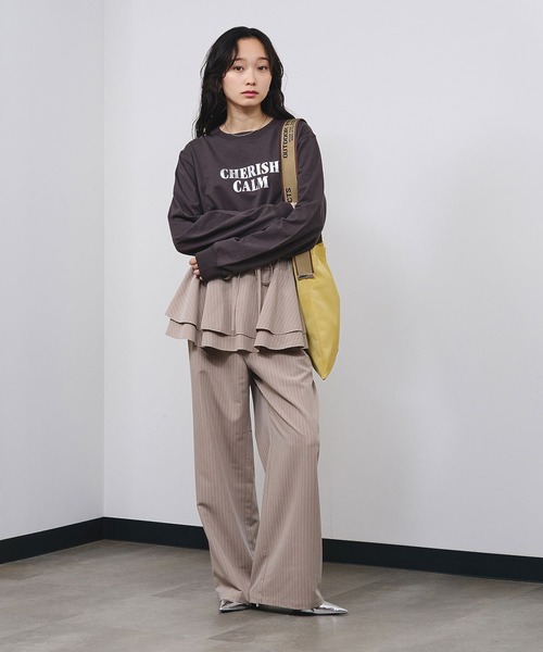 「ROSE BUD」 パンツ ONE SIZE ベージュ レディース_画像7