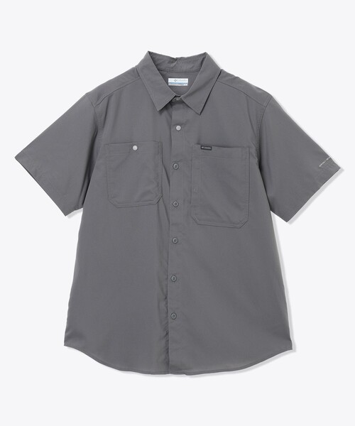 Columbia（コロンビア） シャツ 半袖 UVカット Columbia/ シルバー