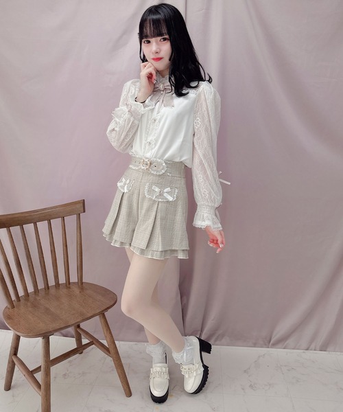 「ROJITA」 ショートパンツ FREE ベージュ レディース_画像8
