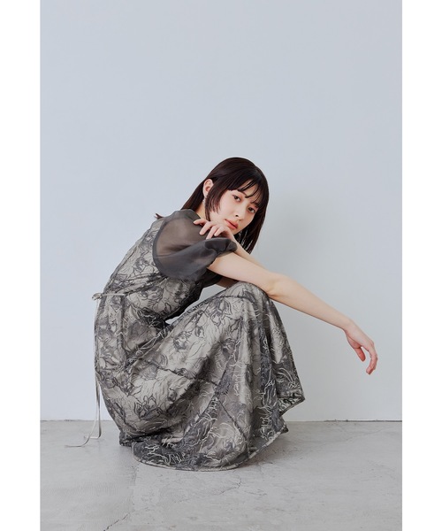 niana（ニアナ） ドレス ニュアンスフラワーレースドレス パーティー