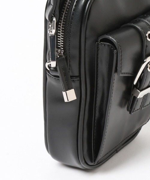 HAREエナメルショルダーバッグ HARE（ハレ） ショルダーバッグ HパーツBIGショルダーBAG(HARE) メンズ