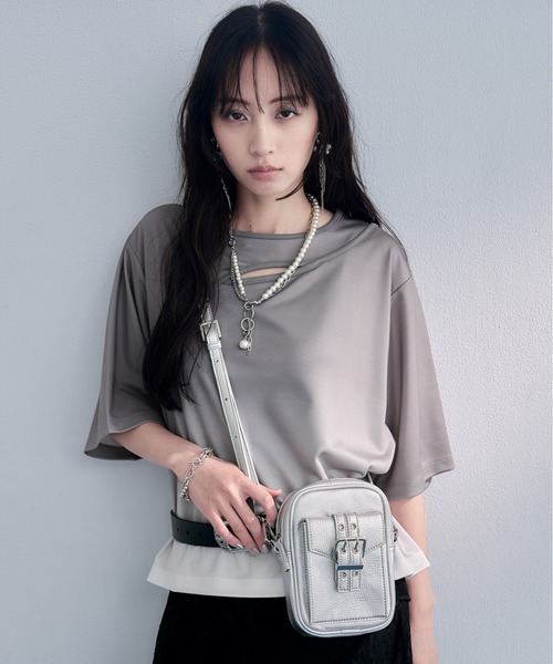 HARE（ハレ） ショルダーバッグ バッグ ベルトデザインミニショルダー 