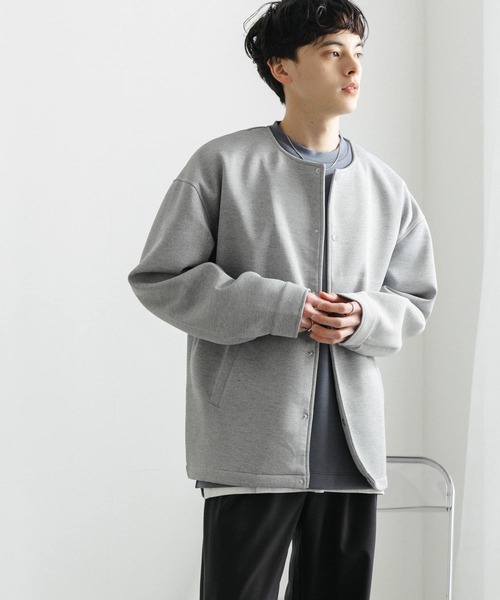 「SENSE OF PLACE by URBAN RESEARCH」 ノーカラージャケット LARGE ブラック レディース_画像4