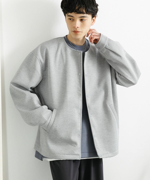 「SENSE OF PLACE by URBAN RESEARCH」 ノーカラージャケット LARGE ブラック レディース_画像5