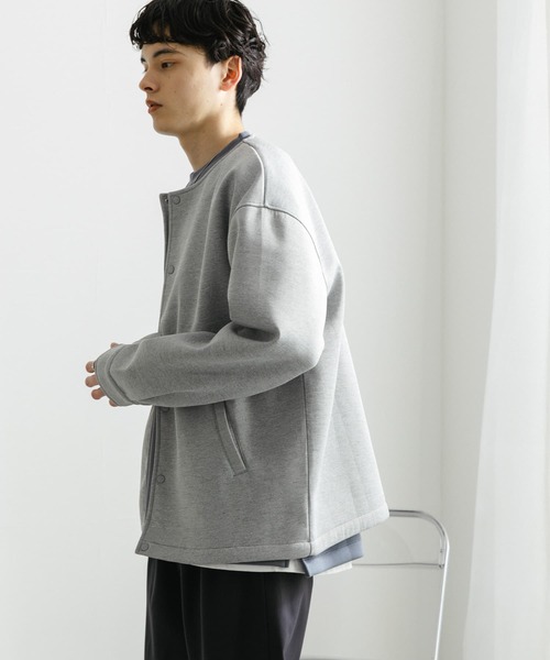 「SENSE OF PLACE by URBAN RESEARCH」 ノーカラージャケット LARGE ブラック レディース_画像8