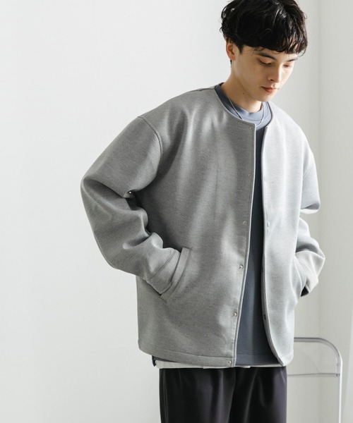 「SENSE OF PLACE by URBAN RESEARCH」 ノーカラージャケット LARGE ブラック レディース_画像9