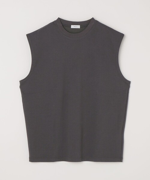 【希少】PLEIN SUD 胸元スラッシュカット タンクトップ 黒 Y2K SHIPS any タンクトップ any:「接触冷感」COOL TOUCH スムース