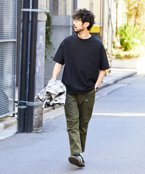 「FREAK'S STORE」 カーゴパンツ LARGE オリーブ メンズ_画像2