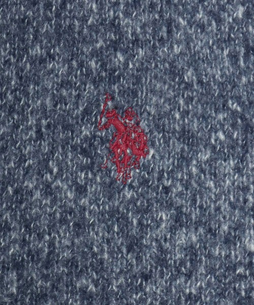 「U.S. POLO ASSN.」 ニットカーディガン LL オートミール メンズ_画像6