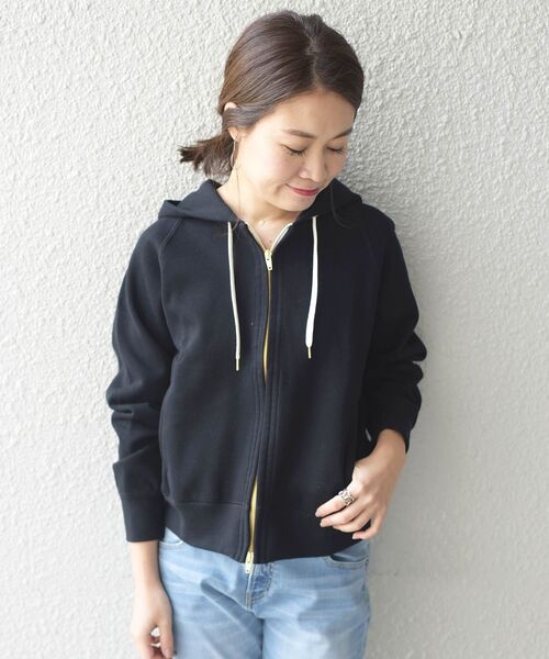 「SHIPS Days」 ジップアップパーカー S~M グレー レディース_画像6