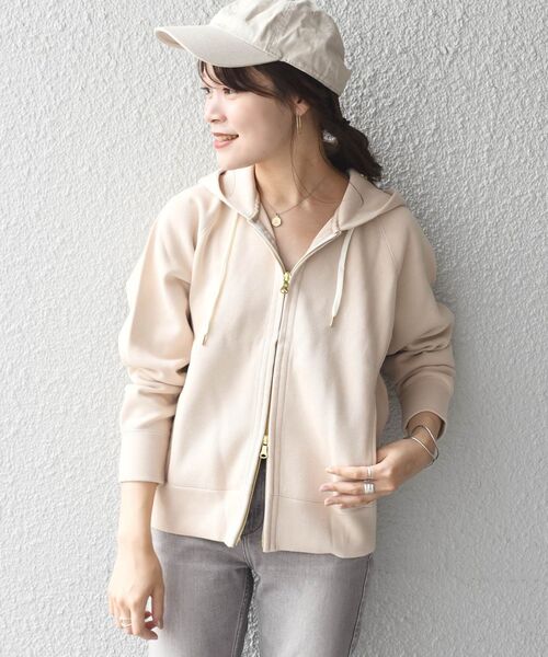 「SHIPS Days」 ジップアップパーカー S~M グレー レディース_画像8