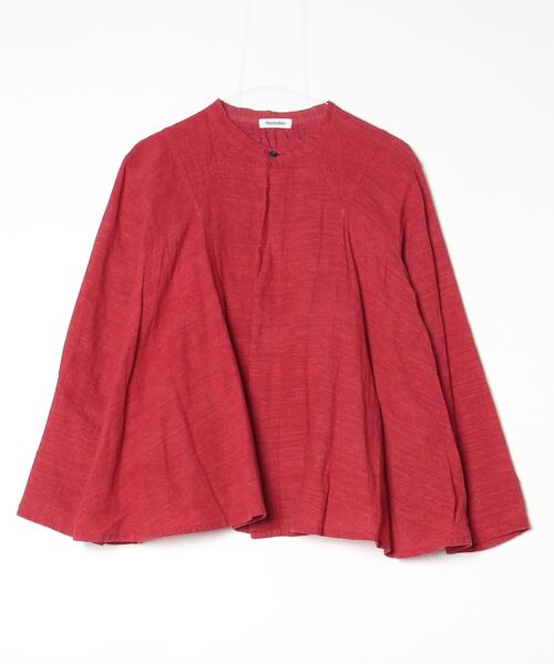 Plantation（プランテーション） 長袖ブラウス M size レッド 