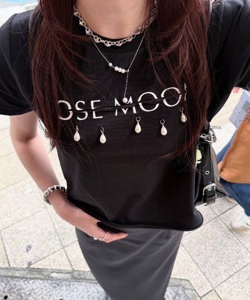 JOSE MOON（ジョゼムーン） tシャツ 半袖 MINIMUM LOGO TSHIRT with