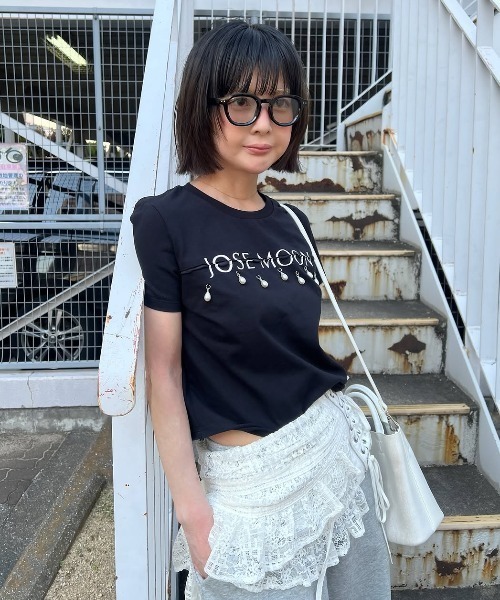 JOSE MOON（ジョゼムーン） tシャツ 半袖 MINIMUM LOGO TSHIRT with