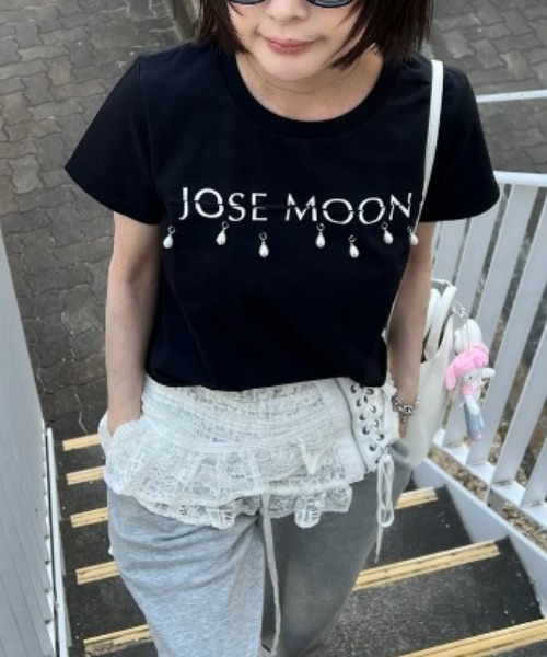 JOSE MOON（ジョゼムーン） tシャツ 半袖 MINIMUM LOGO TSHIRT with