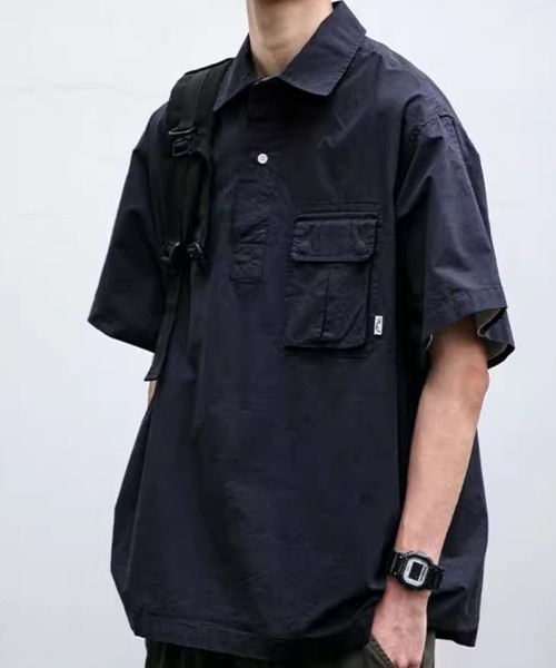 KELVIN シャツ 半袖 Pocket Pullover Shirt ポケットプルオーバー