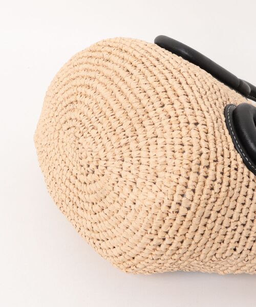 トートバッグ 「NEW」BABE SMALL TOTE IN WOVEN/ベイブ スモール トート イン ウーブン レディース メンズの画像
