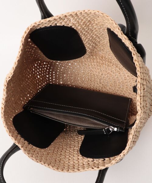 トートバッグ 「NEW」BABE SMALL TOTE IN WOVEN/ベイブ スモール トート イン ウーブン レディース メンズの画像