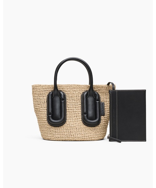 トートバッグ 「NEW」BABE SMALL TOTE IN WOVEN/ベイブ スモール トート イン ウーブン レディース メンズの画像