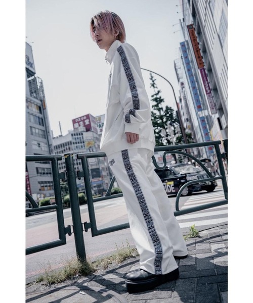 「L.H.P」 「gibous」ジャージパンツ M ホワイト レディース_画像2