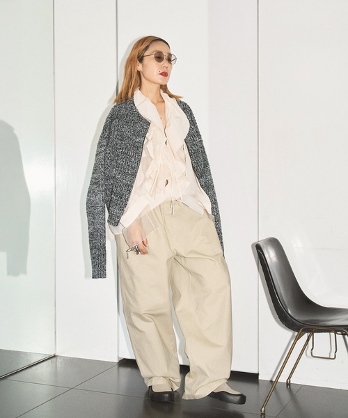 CITYSHOP（シティショップ） イージーパンツ 38 ライトグレー