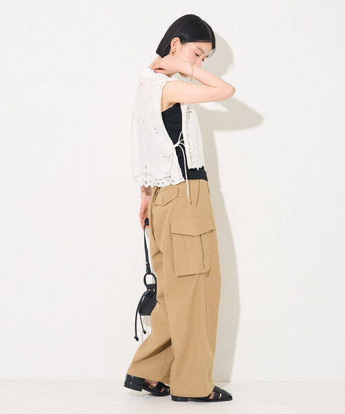 FREAK'S STORE（フリークスストア） ワイドパンツ カーゴパンツ バック